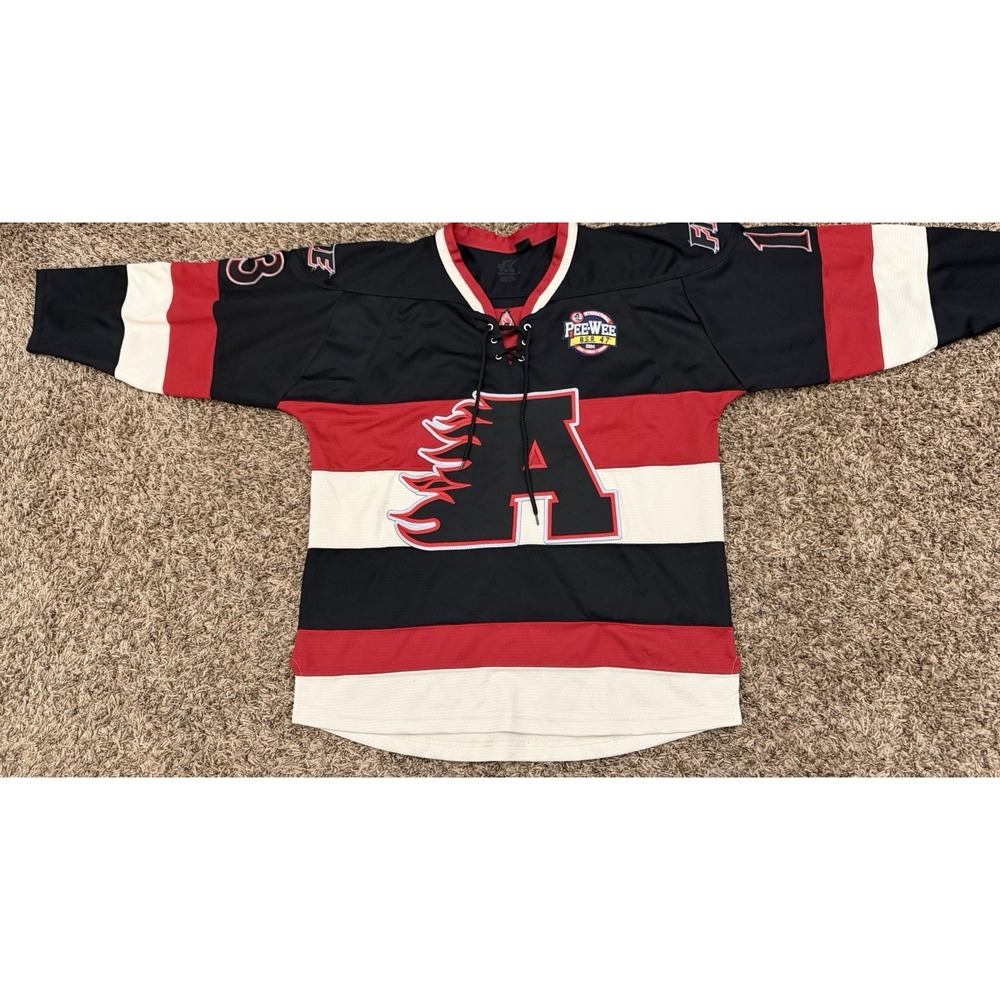 Atlanta Fire Premier Hockey Jersey Made In Canada Whelchel #13 Youth Size Small